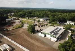 Arial view of Taylor Forest Products